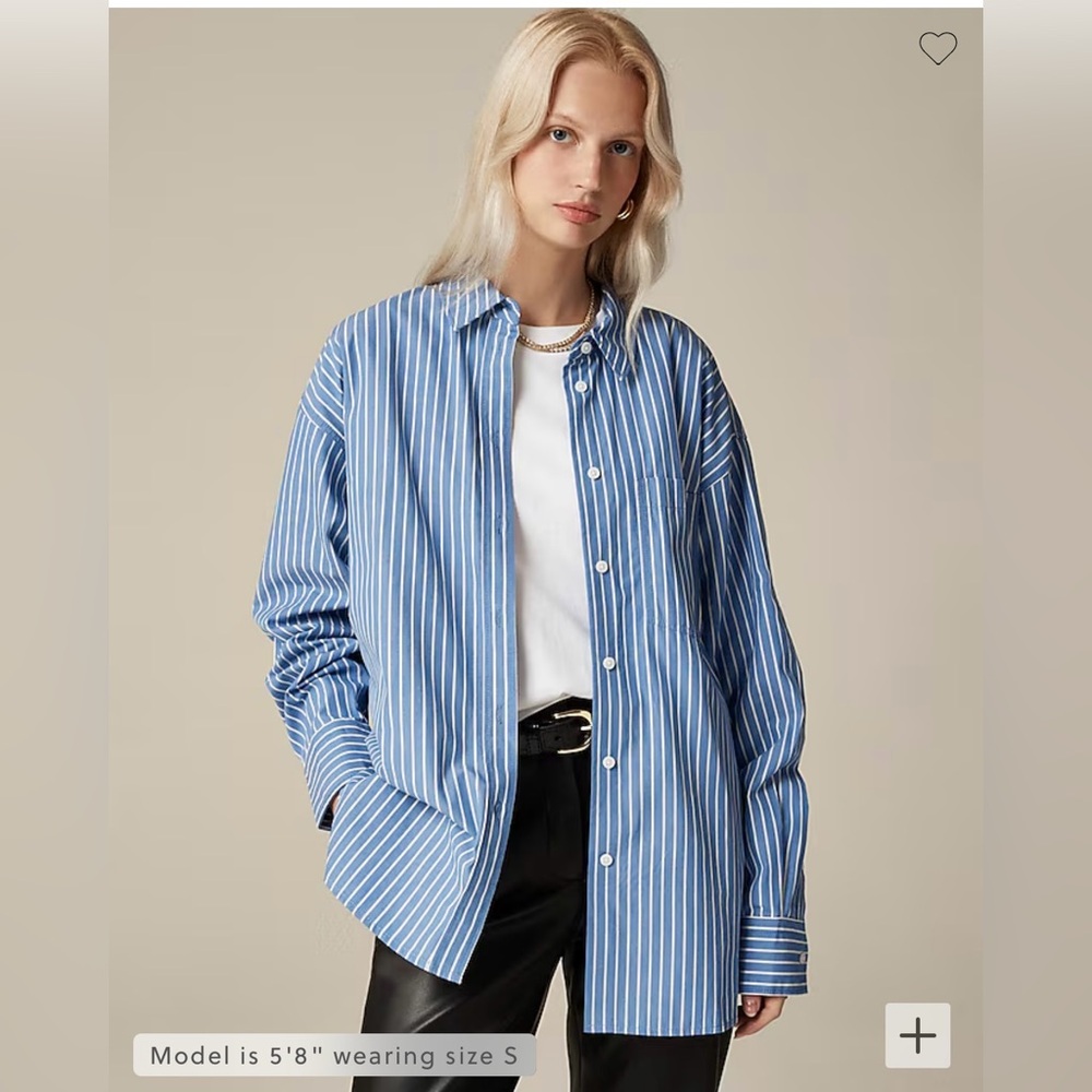 J Crew Etienne Oversized Shitt
